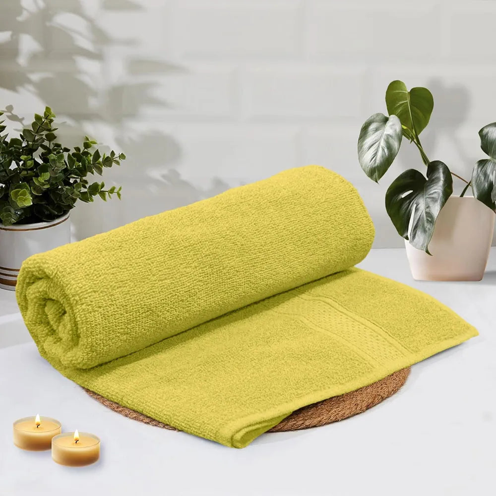 Luxe Home Cotton Bath Towel 450 GSM Quick Dry Large Size Bathroom Towels for Men & Women, Home, Kitchen, Gym, Spa